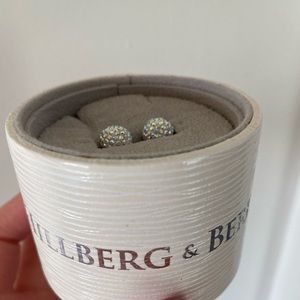 Hillberg & Berk Sparkle Ball Earrings.